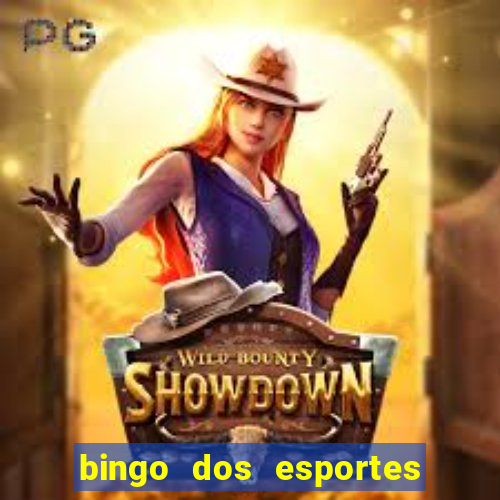 bingo dos esportes para imprimir